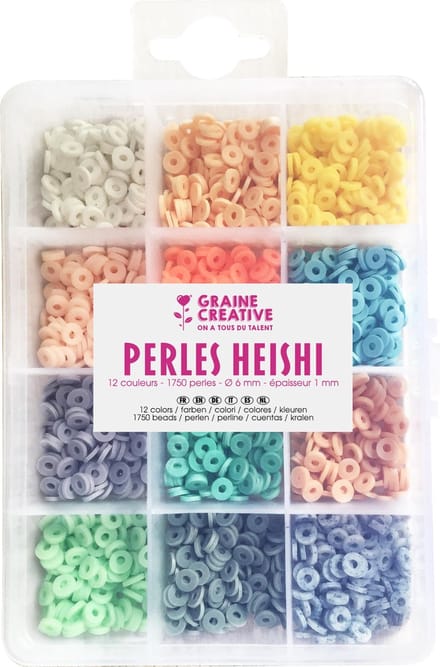 GC Heishi Kralen 6 mm Pastel 1750 stuks