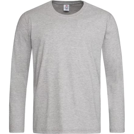 Stedman Classic-T Long Sleeve S240 - Grey Heather - 3XL