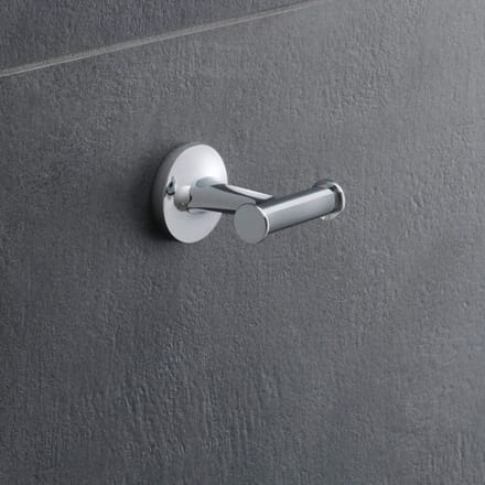 Duravit Starck T handdoekhaak dubbel 6x7.6cm chroom