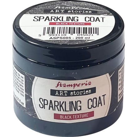 Stamperia Black Sparkling Coat