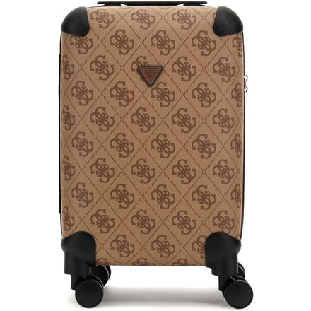 GUESS Trolley 18 In 8-Wheeler Latte Logo / Brown Lichtbruin 53cm