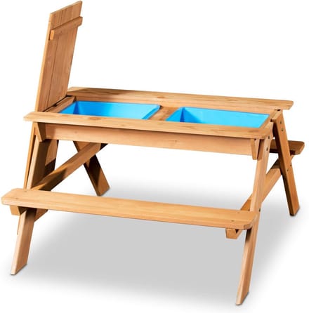 Coemo 2in1 kinderzitset en zand- en waterspeeltafel voor kinderen