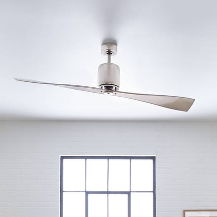 Plafondventilator met verlichting - Ferron - 60in / 152cm fan - gepolijst nikkel
