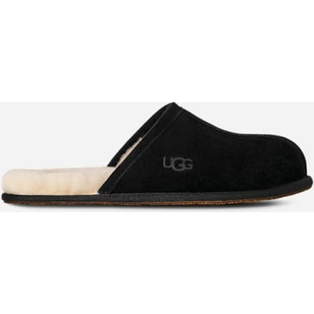UGG® Scuff for Men in Black, Size 7, Suede/Polyester/Wool