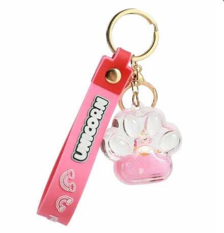 iTotal Sleutelhanger Liquid Poot Eenhoorn Keychain Paw Unicorn Plastic 3.3x2.9x5cm