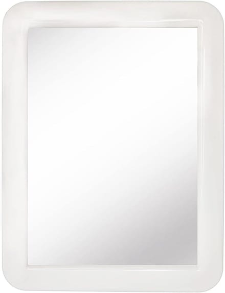 Magnetische Spiegel - Kast Spiegel - Make-up Aanbrengen - Onbreekbaar Acryl - 13 x 18 cm - Wit