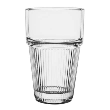 Olympia geribbelde stapelbare tumblers 300ml (set van 6)