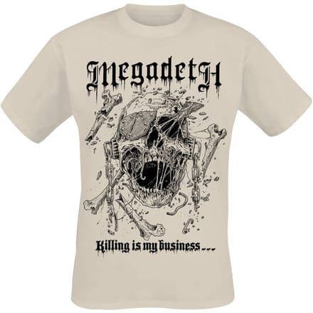 Megadeth T-shirt - Riddick - S tot 3XL - voor Mannen - zand