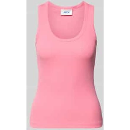 Tanktop met ribstructuur model 'FRIDA'