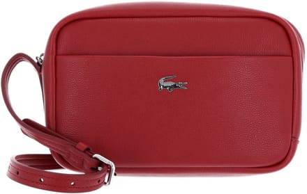 LACOSTE schoudertas Crossover Bag Bordeaux donkerrood