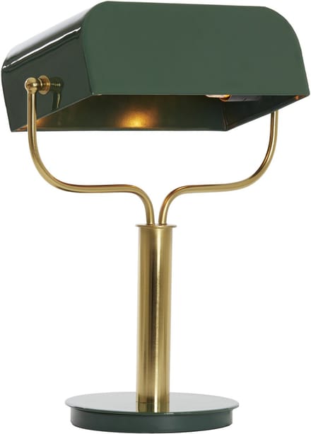 Light & Living Tafellamp Ayer 43cm - Donkergroen