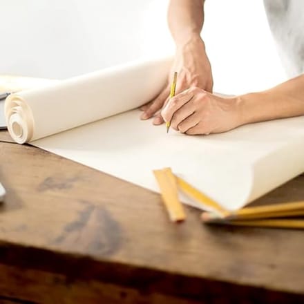 Multifunctionele Kraftpapierrol voor Kunst en Ambacht - 30" x 1000 ft