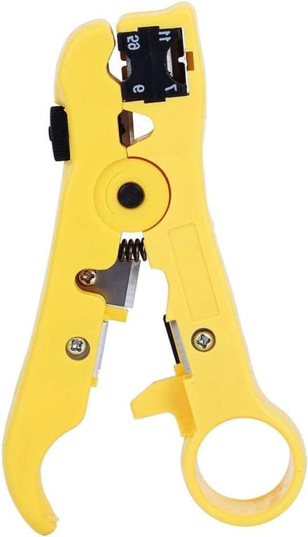 Draadstriptang - Kabelstripper - Precisie strippen - Verstelbare diepte - 120 mm - Zwart