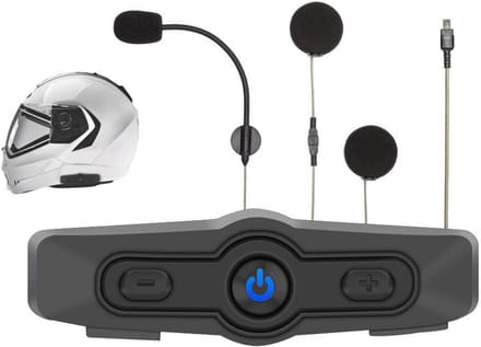 Draadloze Binaurale Motorhelm Headset voor Telefoon en GPS