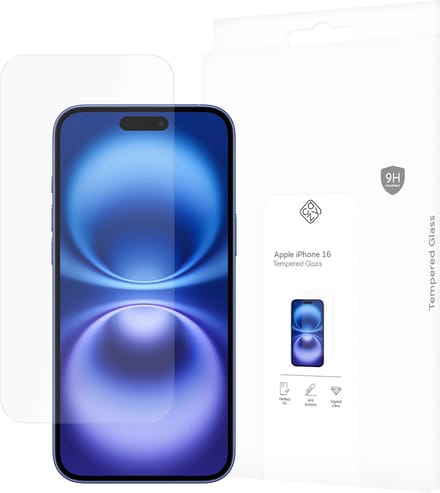 Cazy screenprotector geschikt voor iPhone 16 - Screenprotector Gehard Glas