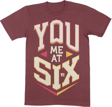You Me At Six - Cube Heren T-shirt - L - Rood