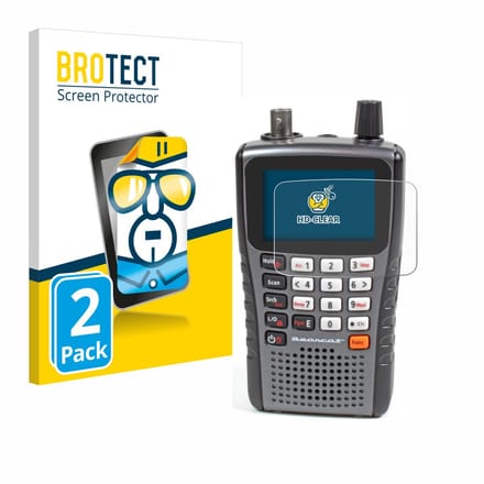 BROTECT - Screenprotector voor Uniden UBC125XLThand - Folie Beschermfolie transparant 2 Stuks