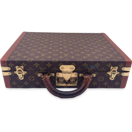 Louis Vuitton Vintage Stoffen Aktetas President