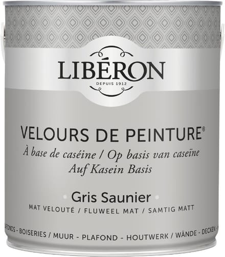 Liberon Velours De Peinture Muurverf - Mat - Gris Saunier - 2,5l