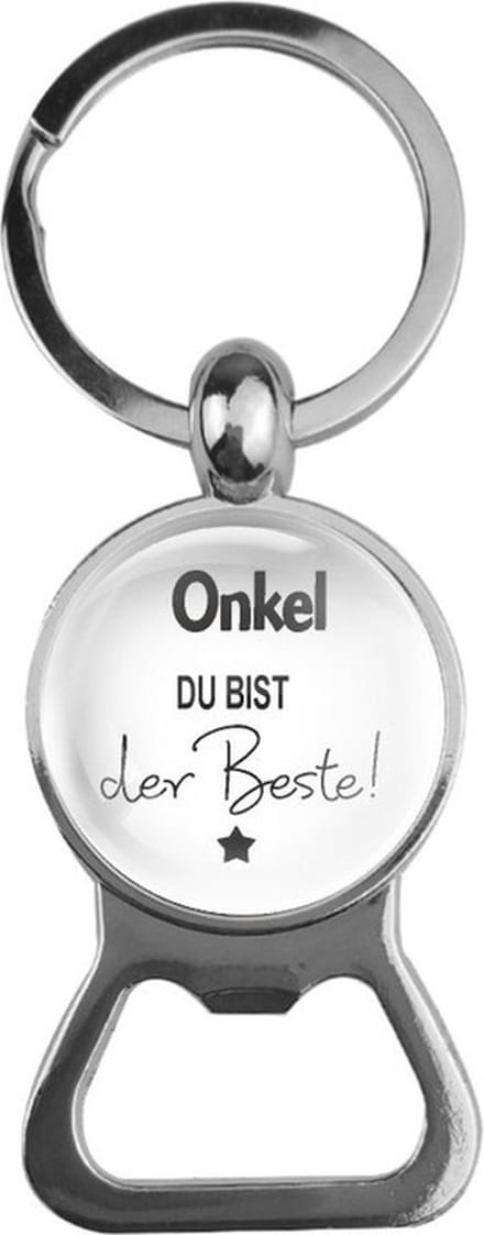 Bieropener Glas - Onkel Du Bist Der Beste