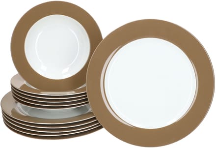 MamboCat 12-delig servies Nougat Doppio - 545777 545760