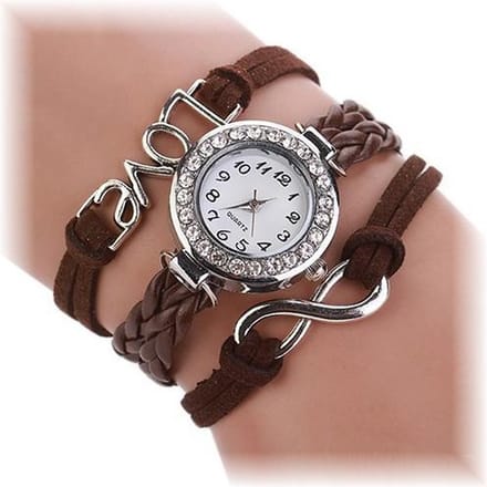 Fako - Armband Horloge - Multi Infinity Love