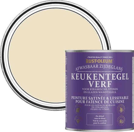 Rust-Oleum Crème Keukentegelverf Zijdeglans - Featherstone 750ml