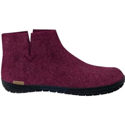 Glerups Low boot natural rubber sole gr02 07-cranberry