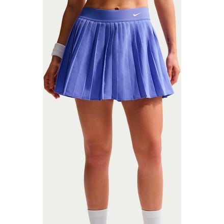 Nike Dri-Fit Victory High Rise Pleated Rok Dames-blauw