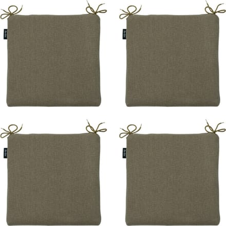 Madison - Zitkussen Taupe canvas eco+ - Ca. 40x40 cm - Set van 4