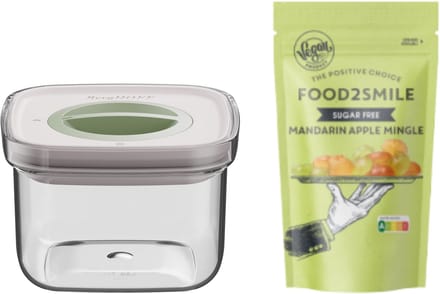 & FRIENDS | Food2Smile + Smart Seal 0.40L Mandarin Apple Mingle 85g - Transparant -