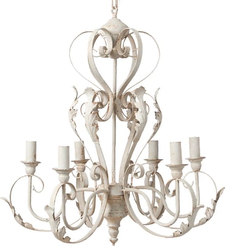 Clayre & Eef Hanglamp Ø 65x68 cm Grijs Bruin IJzer
