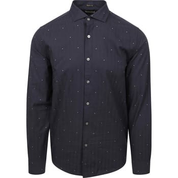 Dstrezzed Overhemd Sven Donkerblauw - Maat M - Heren - Overhemden Casual