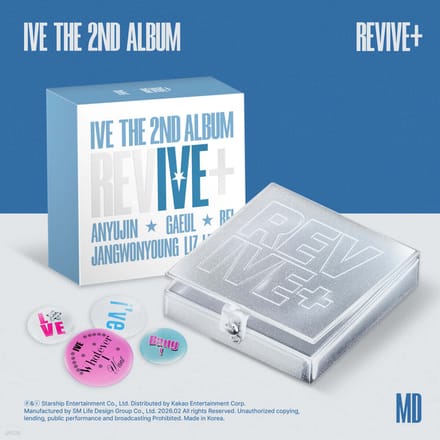 IVE - REVIVE+ / 2e Album ( MD versie. ) MD ver. gray