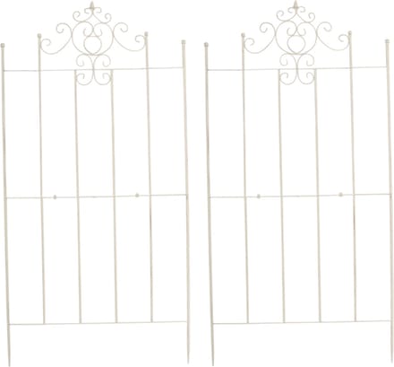 CLP Paula Set van 2 Trellis - Plantenklimrek - antiek/creme