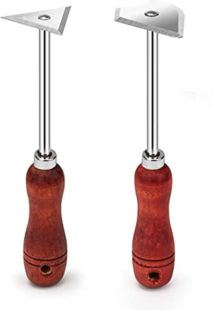 Combinatie Verf Scheer Haken - Heavy Duty RVS Verf Remover Tool Met Houten Handvat