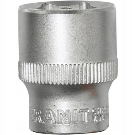 Dop 1/4" 14 mm Zwart - Granit Black Edition