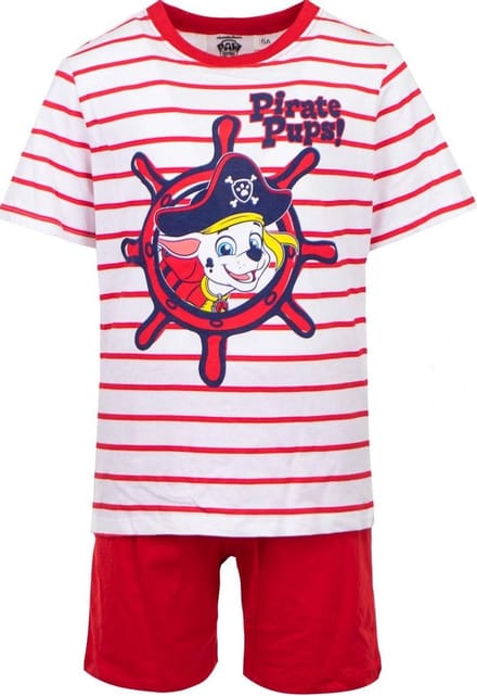 Paw patrol Nickelodeon Short Pyjama - Shortama - Marshall - Pirate Pups rood. Maat 98 cm / 3 jaar