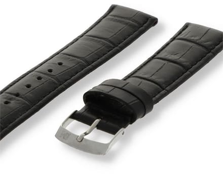 Morellato PMX019SAMBA PF Horlogebandje - Leer - Zwart - 16 mm
