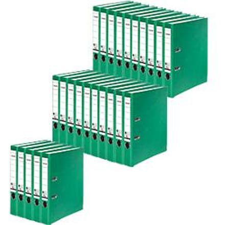 FALKEN Recycolor vijl, DIN A4, rugdikte 50 mm, 25 stuks, groen