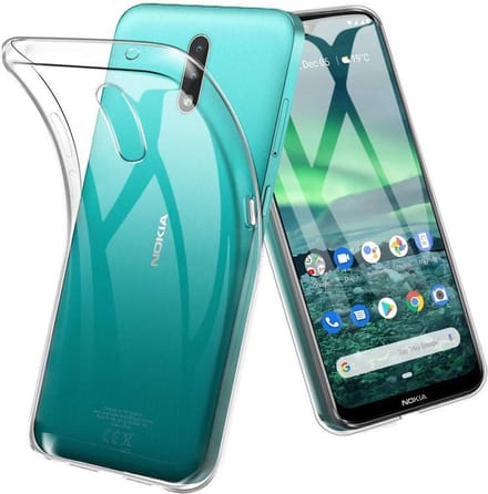 Silicone hoesje Geschikt voor: Nokia 2.3 -  transparant