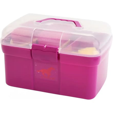 Gevulde poetskist small - roze