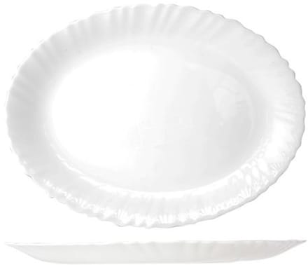 Luminarc Feston Schaal - Ovaal - Wit