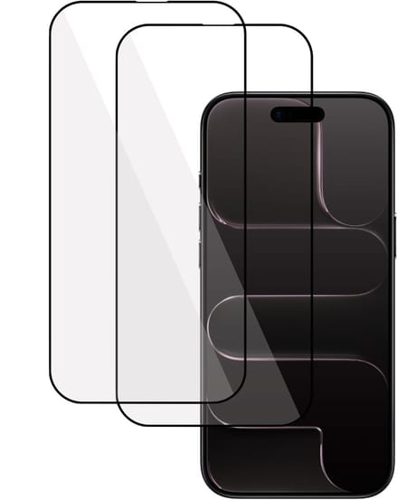 2x TechNow Screenprotector geschikt voor iPhone 17 Air Screenprotector - Full Screen - Rounded - Proteqt+