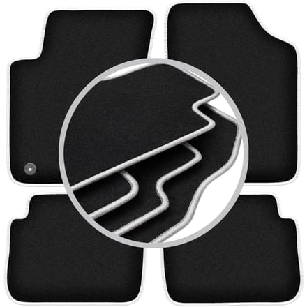 CARLUX-SILVER automatten voor: Hyundai i10 hatchback (2007-2013)