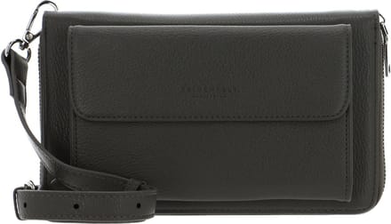 SEIDENFELT MANUFAKTUR Portemonnee Telefoontasje Linsell Multi Wallet Antracite Donkergrijs