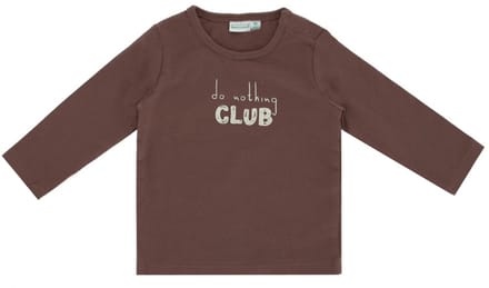 Babylook T-Shirt Do Nothing - Maat 62 - Deep Taupe