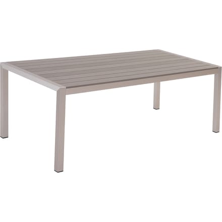 BELIANI VERNIO - Tuintafel - Grijs - 90 x 180 cm - Aluminium