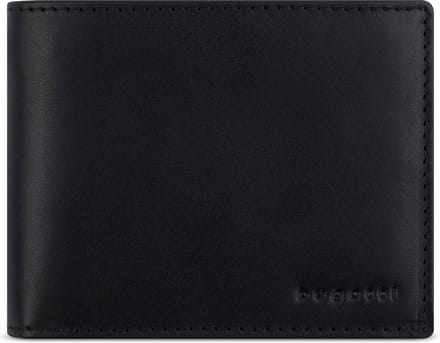 bugatti Portemonnee Wallet With Flap Black Zwart