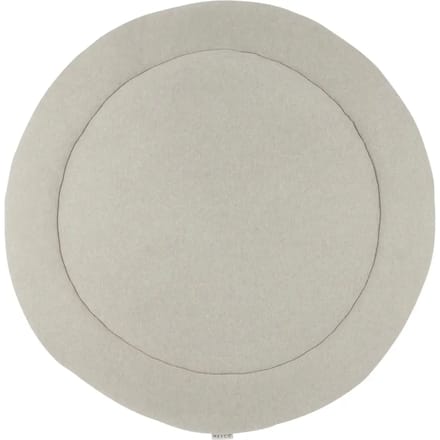 Meyco Baby Knit Basic boxkleed rond - sand melange - ⌀95cm